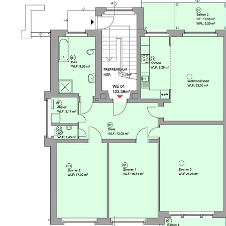 Cardia Homes Erfurt-hopfenberg - Terrasse - Wlan - Vollausstattung Appartement *